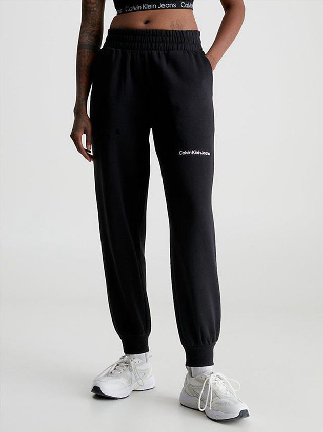 Calvin Klein USA Relaxed Womens Joggers Black 0496175-HZ